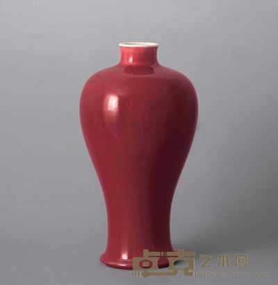 清 窑变梅瓶 高33cm